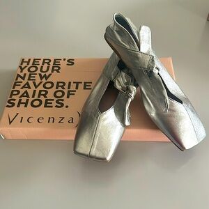 New Vicenza silver shoes